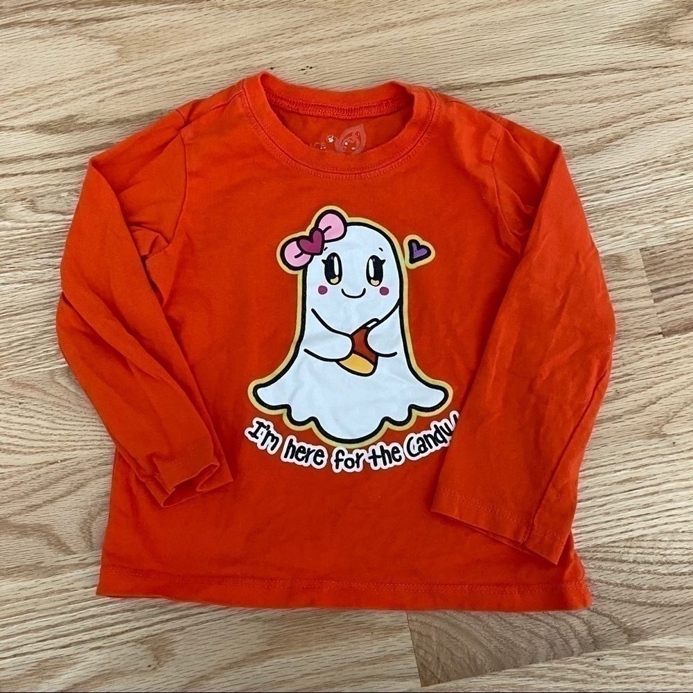 Children’s Place Ghost Candy Long Sleeve Shirt 24 mos Halloween